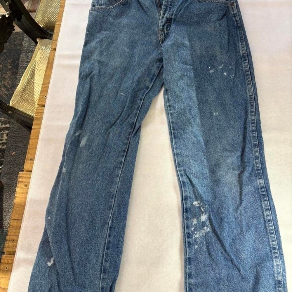 Wrangler 96501 Regular Fit Straight Leg Blue Denim Jeans Mens 30x32 96Q5TZS-T
